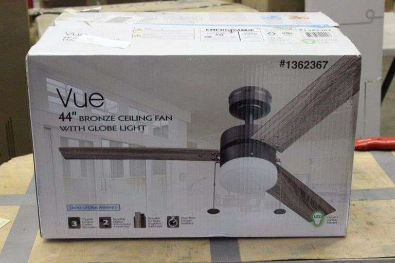Vue 44in Ceiling Fan Matthews Auctioneers