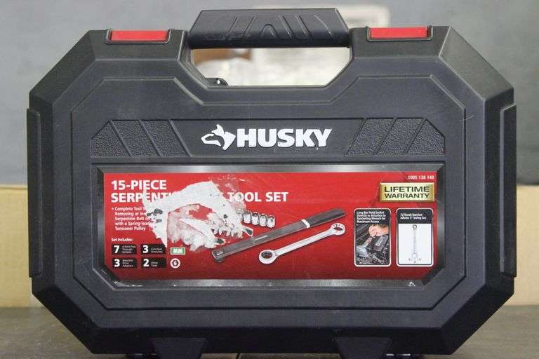 Husky 15pc Serpentine Belt Tool Set Matthews Auctioneers