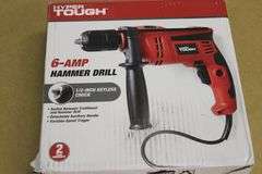 Hyper Tough 6-Amp Hammer Drill - Open 