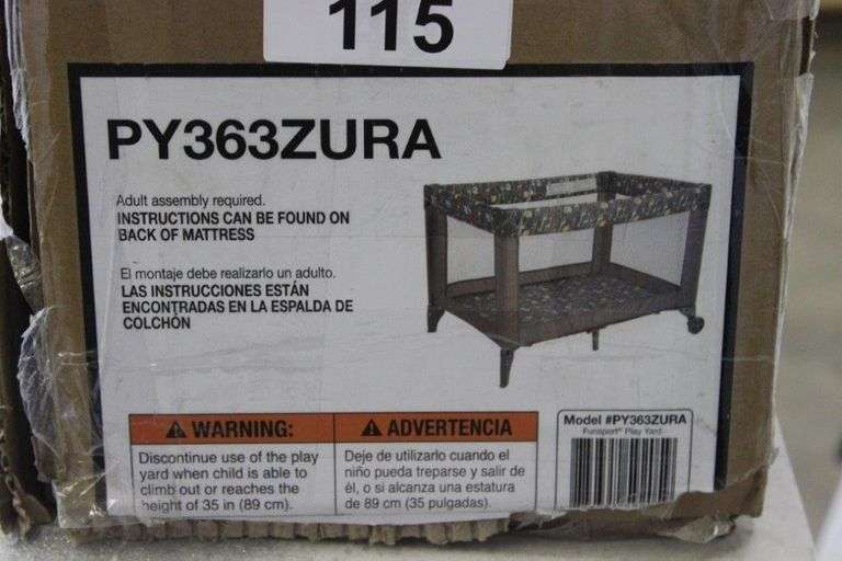 Cosco Playpen Open Box Matthews Auctioneers