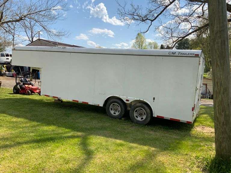 26ft Gooseneck Enclosed Trailer Matthews Auctioneers