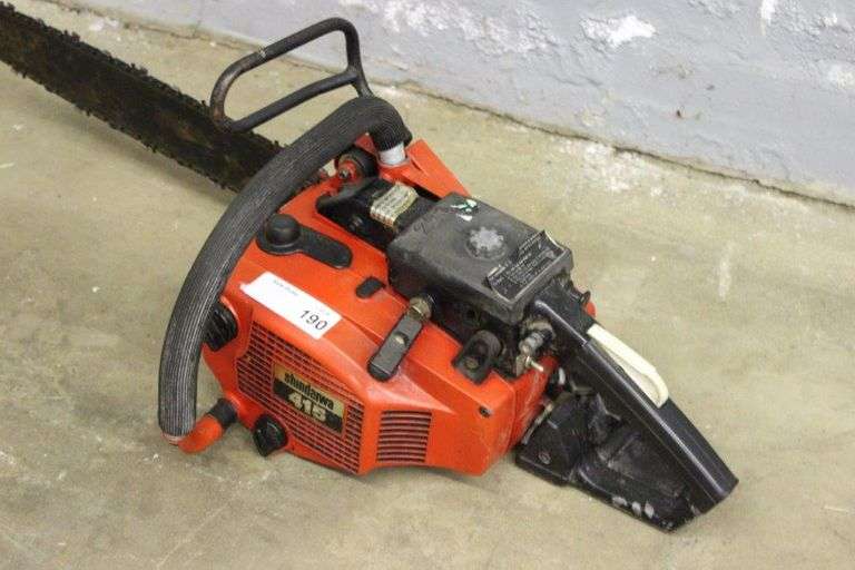 Shindawa Chainsaw Runs Great Matthews Auctioneers