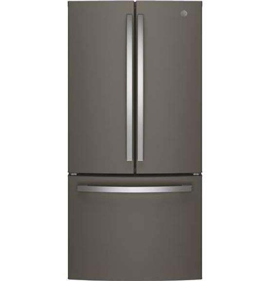 GE 24.8 Cubic Ft French Door refrigerator Matthews Auctioneers