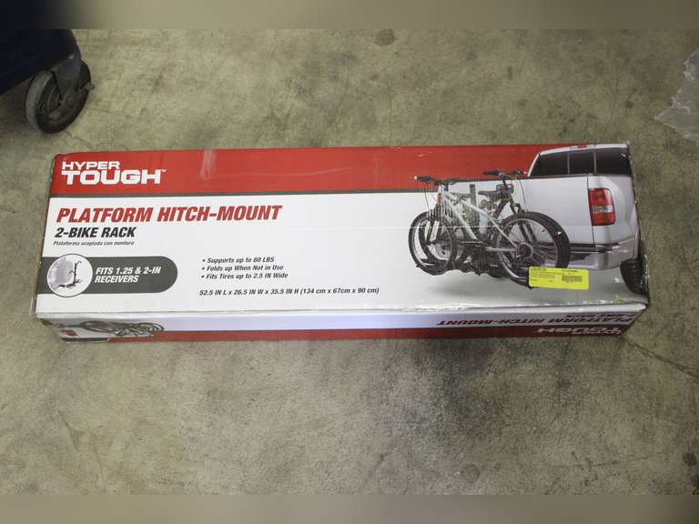 Hyper Tough Platform Hitch Mount Bike Rack Matthews Auctioneers