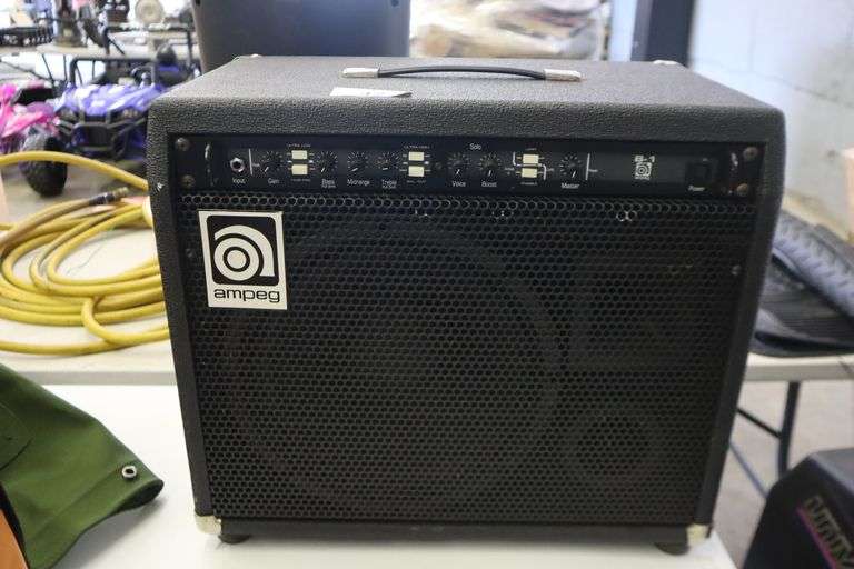 Vintage AMPEG Bass Amp Matthews Auctioneers