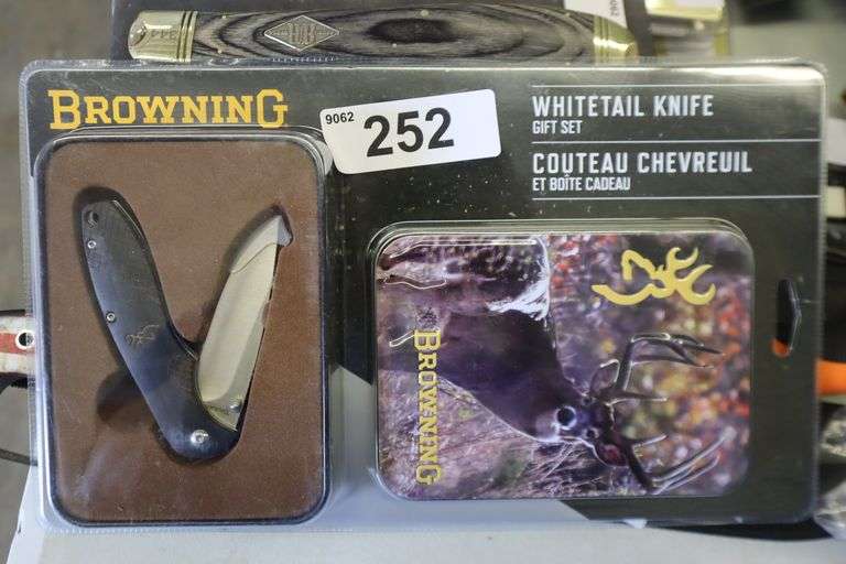 Browning Whitetail Knife Set Matthews Auctioneers