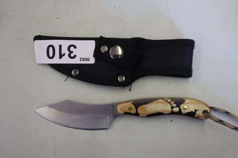 Hunting Knife w/ Sheath Matthews Auctioneers