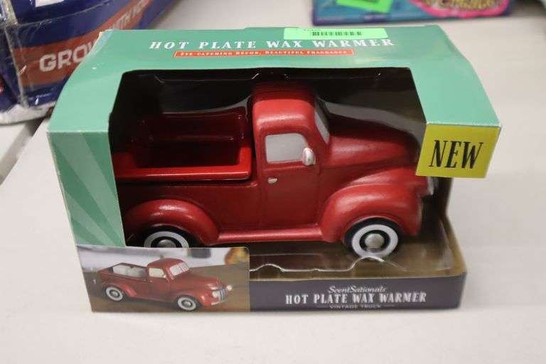 Scent Sationals Hot Plate Wax Warmer Vintage Truck Matthews Auctioneers
