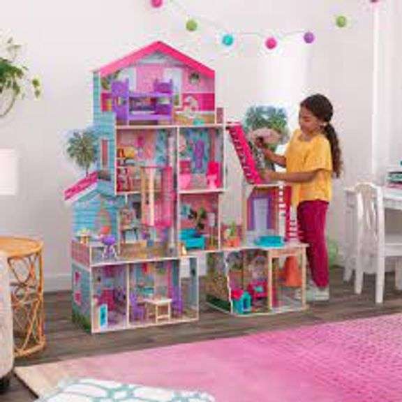 kidkraft dollhouse with pool