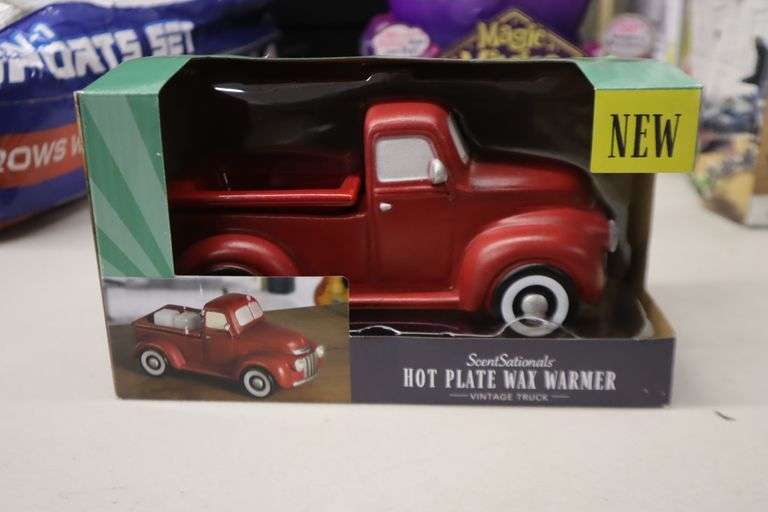 Scent Sationals Hot Plate Wax Warmer Vintage Truck Matthews Auctioneers