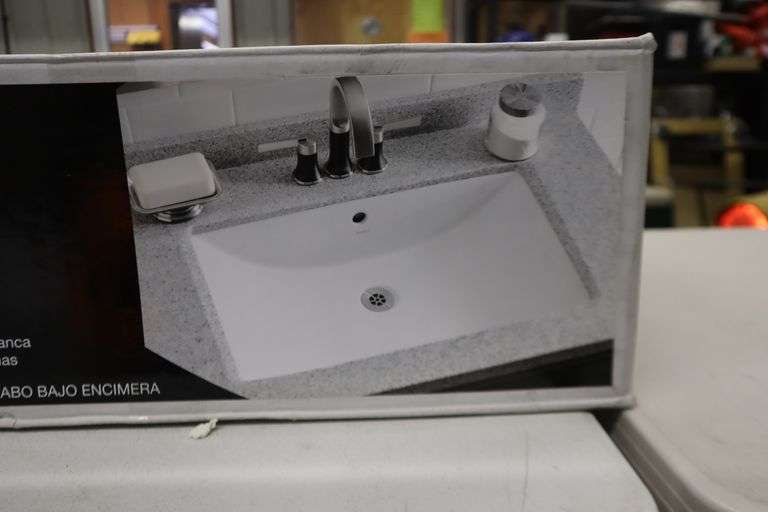Jacuzzi Undermount sink Matthews Auctioneers