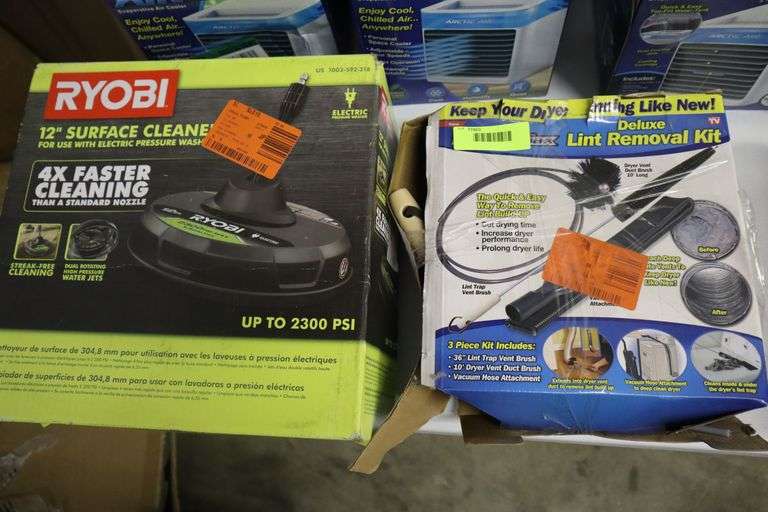 Deluxe Lint Removal Kit and Ryobi 12" Surface Cleaner Matthews
