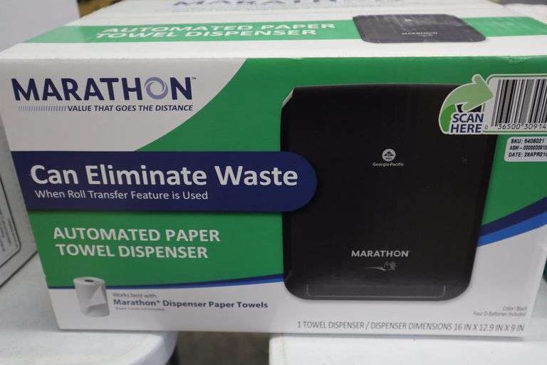 Marathon automated paper towel dispenser Matthews Auctioneers
