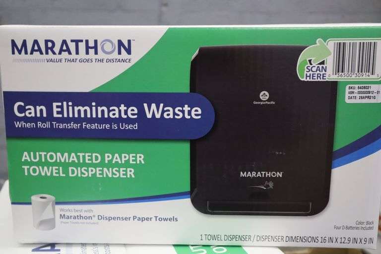 Marathon automated paper towel dispenser Matthews Auctioneers