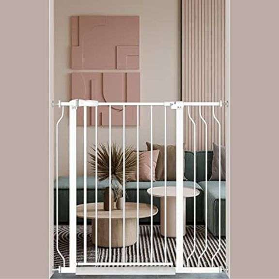 extra-tall-baby-gate-with-door-matthews-auctioneers