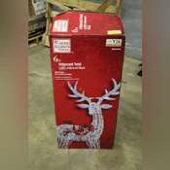 Home Accents Holiday 6' Iridescent Twist LED Iridescent Buck Matthews