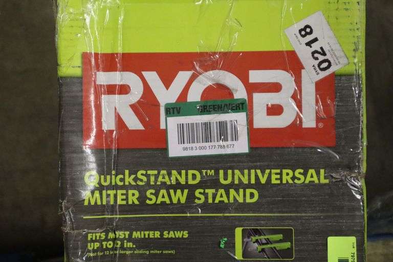 Ryobi Quickstand Universal Miter Saw Stand Matthews Auctioneers