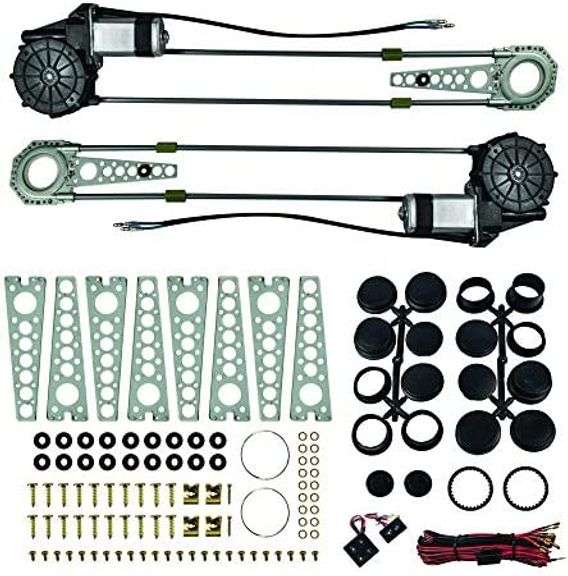 2 doors power window kit 12 volts universal type Matthews Auctioneers