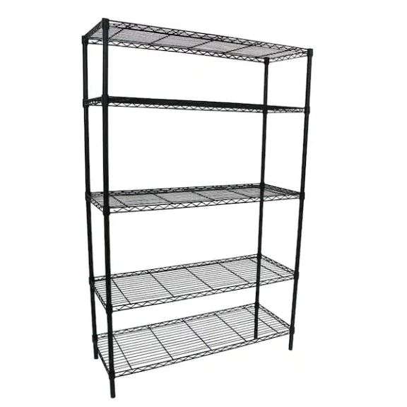 5 Tier wire shelving unit Matthews Auctioneers