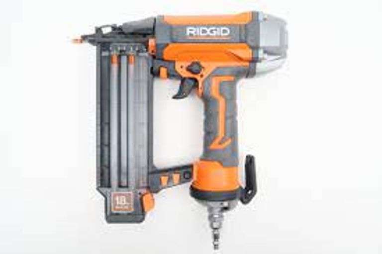Ridgid 18 gauge brad nailer Matthews Auctioneers
