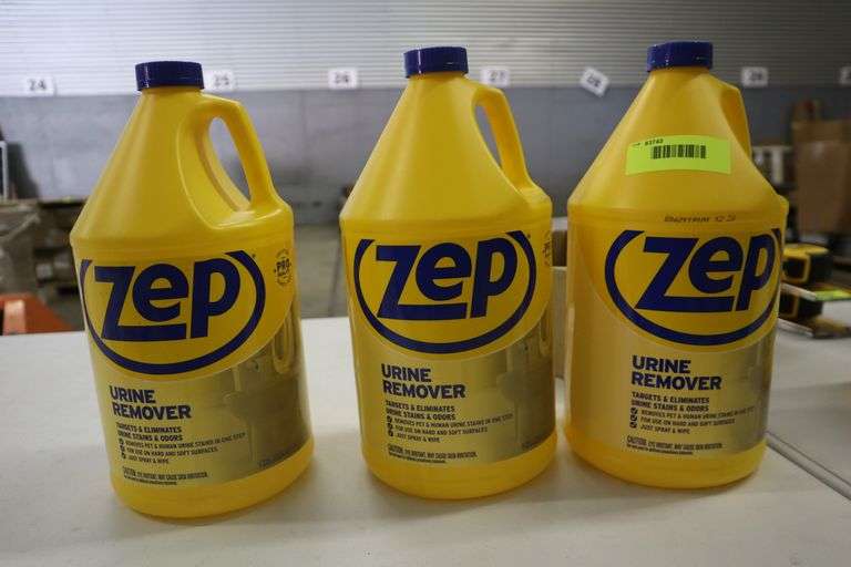 (3) Zep 1 gallon urine remover Matthews Auctioneers
