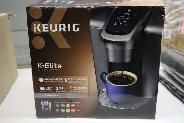 Keurig KElite single serve coffee maker Matthews Auctioneers