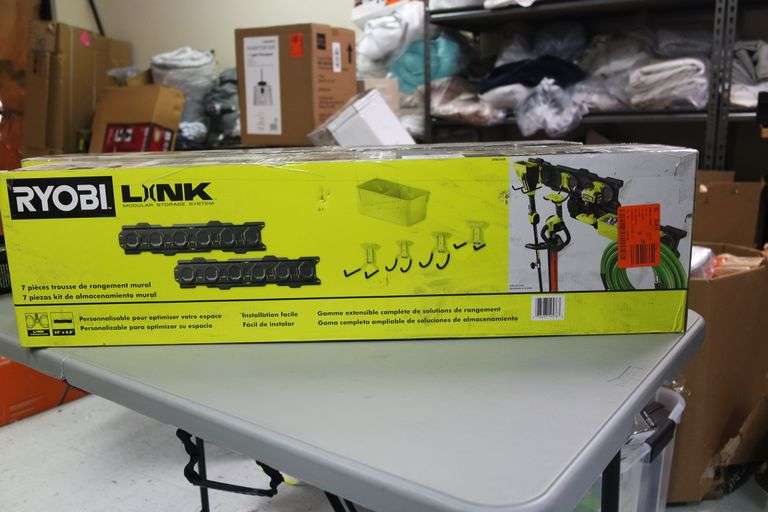RYOBI LINK MODULAR STORAGE SYSTEM Matthews Auctioneers