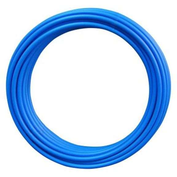 11/4 in. x 100 ft. CTS 250 psi NSF Poly Pipe in Blue Matthews
