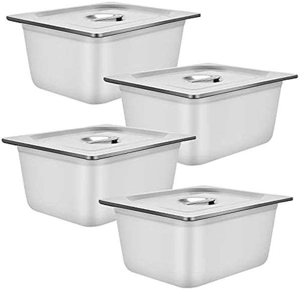 4 pack stainless steel hotel pans Matthews Auctioneers