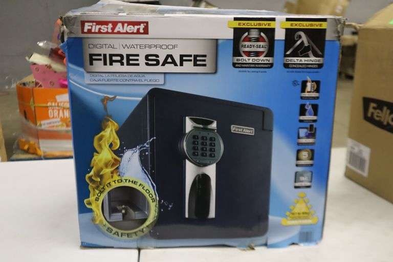 First Alert Fire Safe with keys Matthews Auctioneers