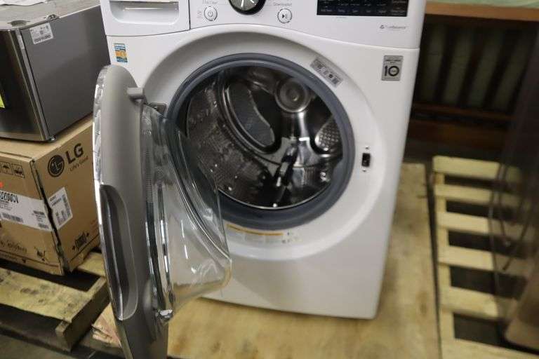 LG Smart Wifi Enabled 4.5 cu ft HE Stackable Steam Cycle Front Load