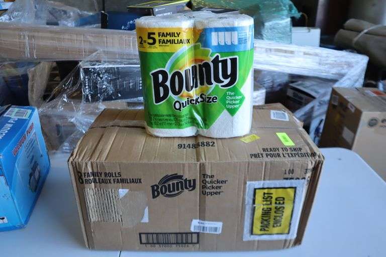 Case of Bounty Paper Towels Matthews Auctioneers