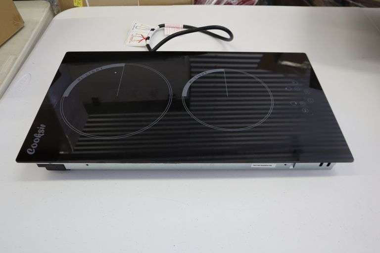 12" 2 Burner Electric Cooktop Ceramic Stove Matthews Auctioneers
