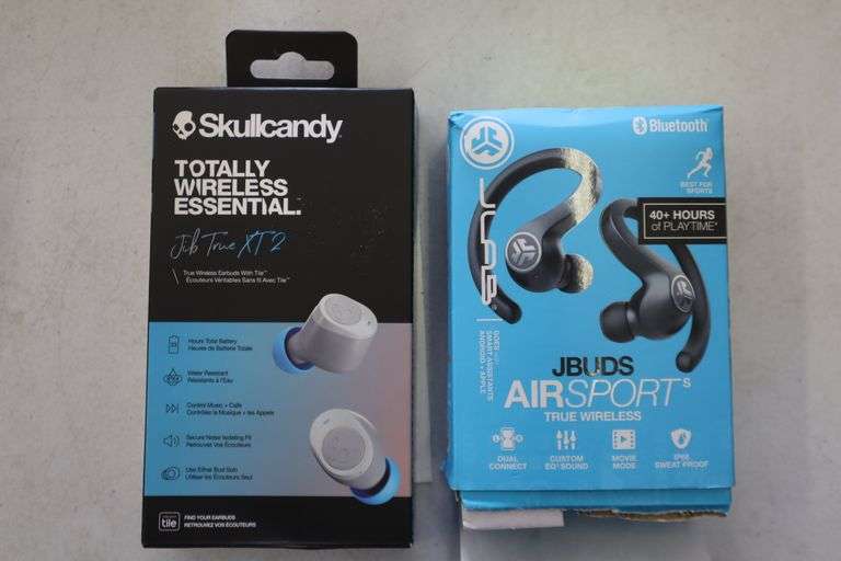Jlab true wireless earbuds and skullcandy wireless earbuds Matthews