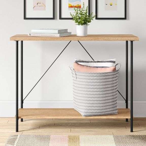 Room Essentials Table Room Essentials Console Table - Matthews Auctioneers