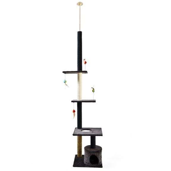 Cat Craft Three tier cat tree with cat condo Matthews Auctioneers