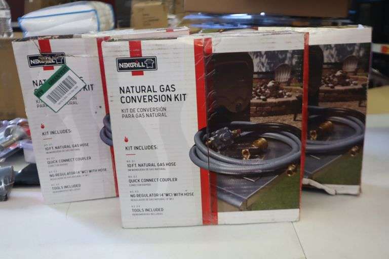 (3) Nexgrill Natural Gas Conversion Kit Matthews Auctioneers