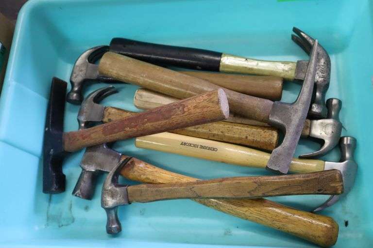 Group lot of hammers Matthews Auctioneers