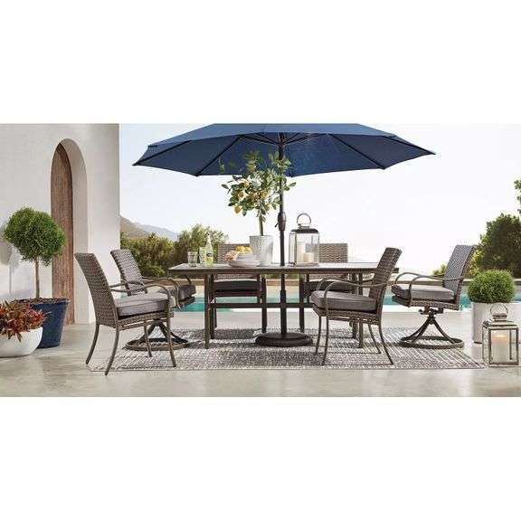 Member's Mark Newcastle 7piece rectangular patio set Matthews