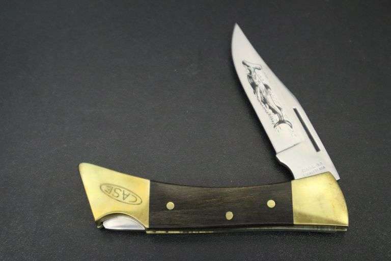 Case XX Hammerhead Pocket Knife with sheath and box Matthews Auctioneers