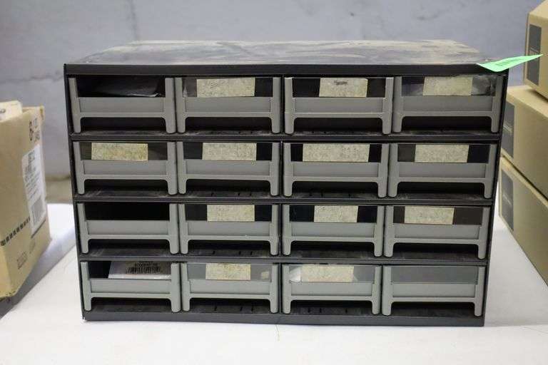 Drawer bin organizer with copper fittings Matthews Auctioneers