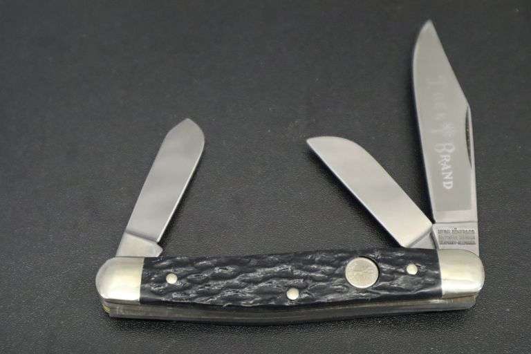 Tree Brand 3 Blade Pocket Knife Matthews Auctioneers