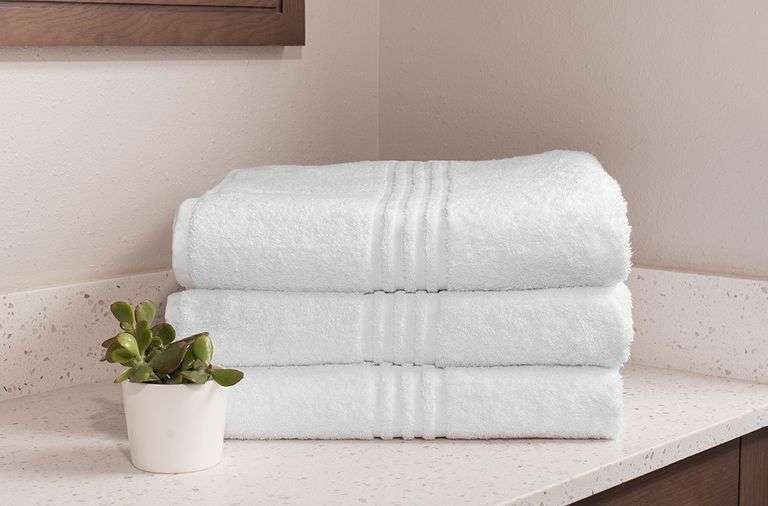 3 full bags of Marriott 2nds Bath Towels These have some warehouse