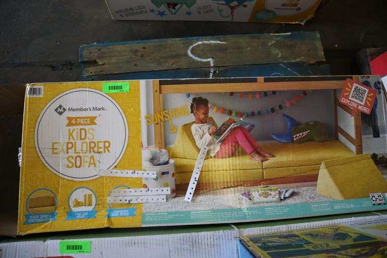 Member's Mark 4 pc kids explorer sofa Matthews Auctioneers