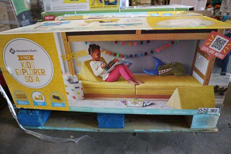 Member's Mark 4 pc kids explorer sofa Matthews Auctioneers