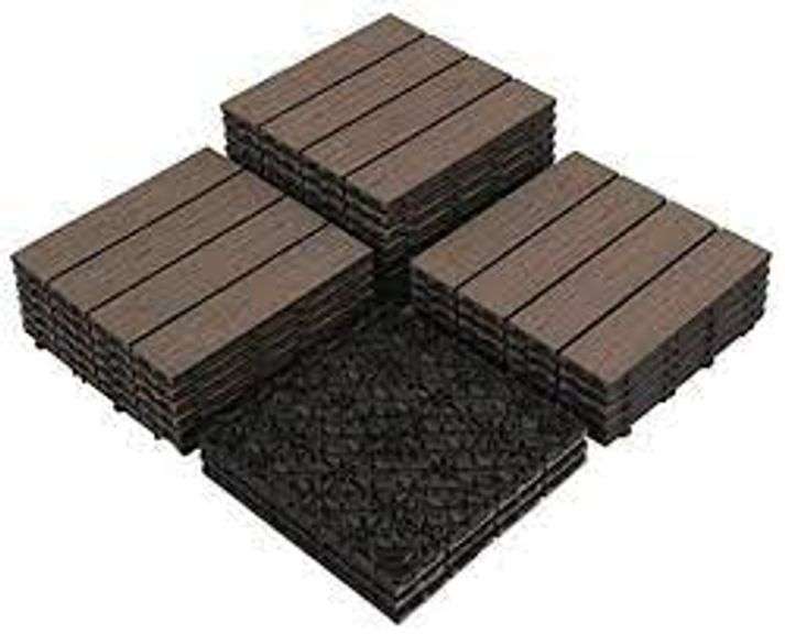 22 pc patio pavers tiles 12x12 Matthews Auctioneers