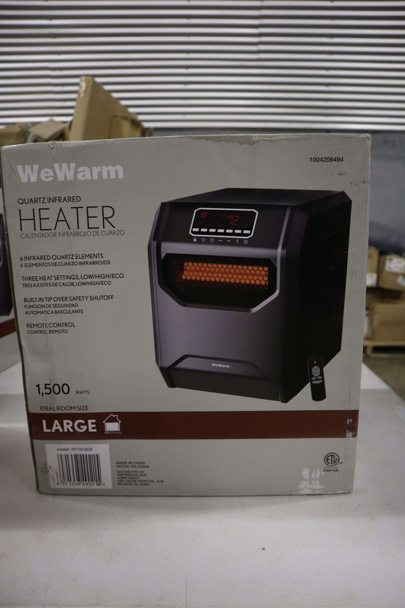 Wewarm quartz infrared heater - Matthews Auctioneers