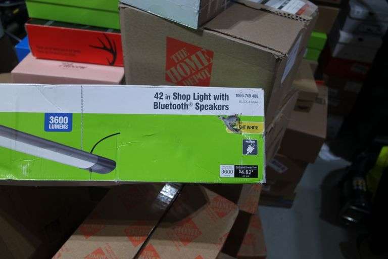 42 in. 64Watt Equivalent Integrated LED Black Brushed Nickel Shop