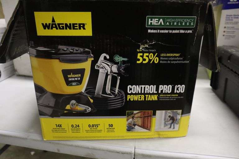 Wagner control pro 130 paint sprayer Has been used Matthews Auctioneers