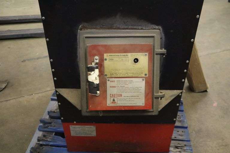 Johnson Energy Systems wood burning furnace with blowers- Has been used -  Matthews Auctioneers